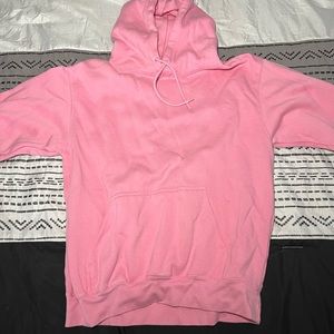 FashionNova pink oversized hoodie